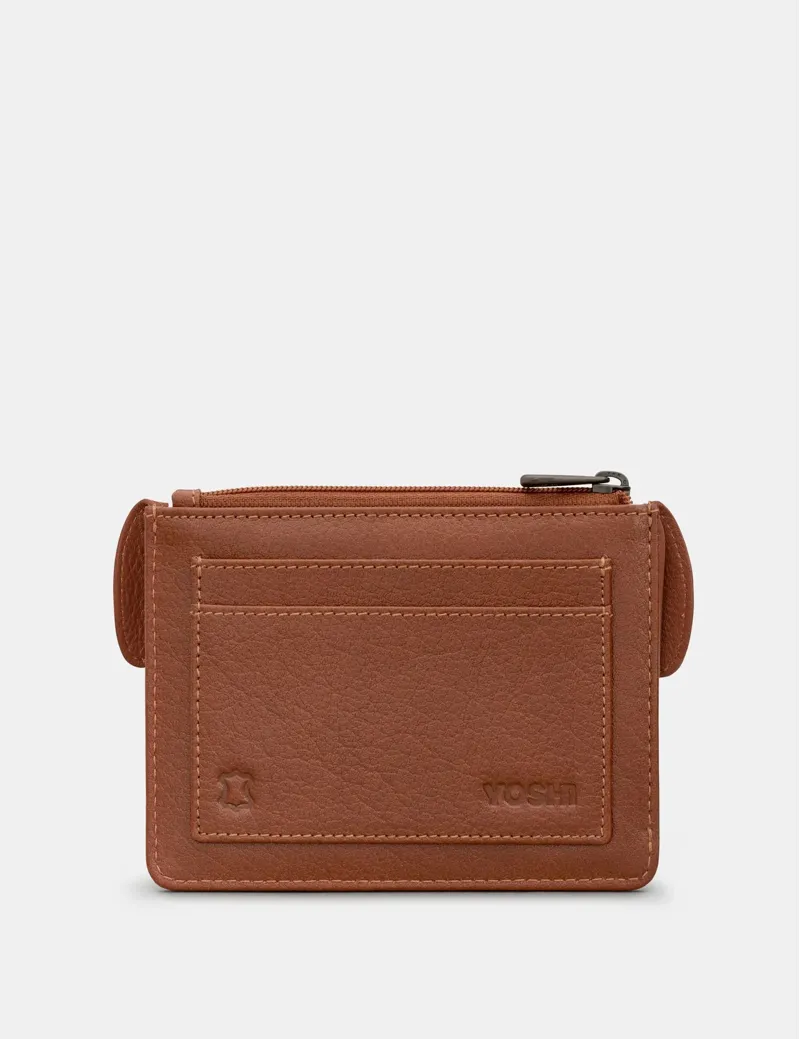 Yoshi Buddy the Dog Tan Zip Top Purse-1