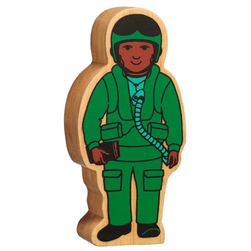 Lanka Kade Wooden Character - RAF Officer