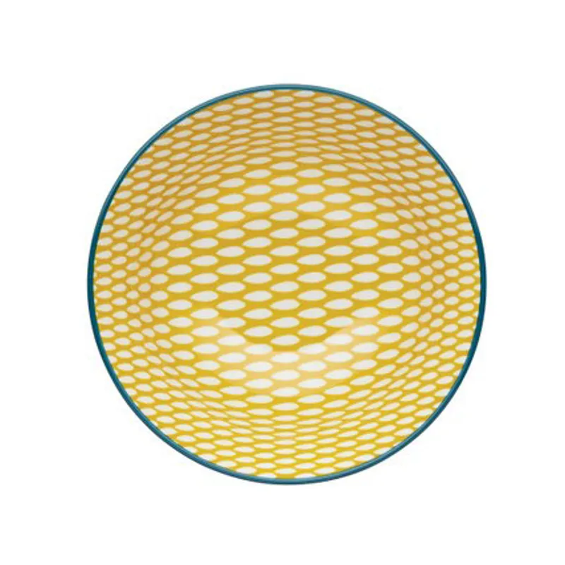 KitchenCraft Teal Leaf Bowl-1