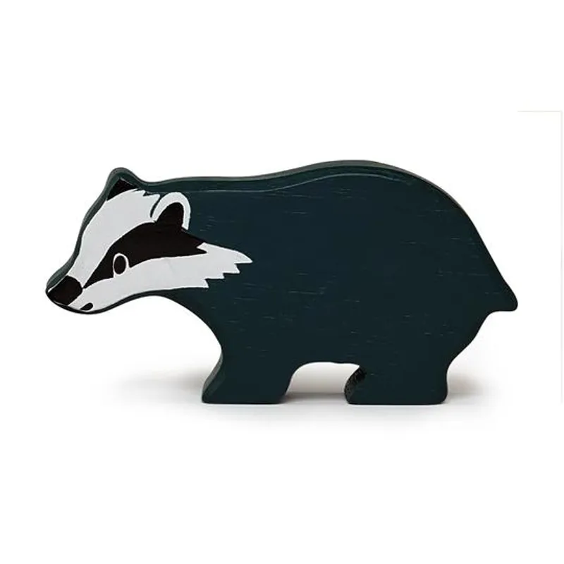 Tenderleaf Wooden Animals Badger
