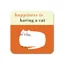 Repeat Repeat Happiness Catnap Coaster Orange