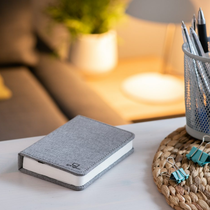 Gingko Mini Smart Book Light in Urban Grey-2