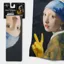 Dry Humour Tea Towel - Girl With a Yellow Glove
