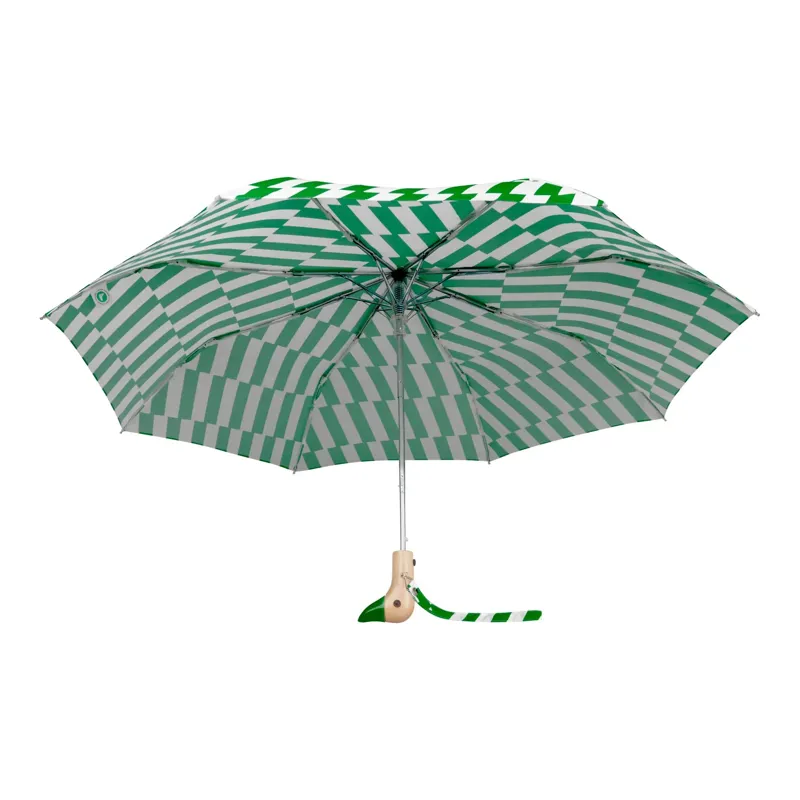 Original Duckhead Compact Umbrella in Kelly Bars-3
