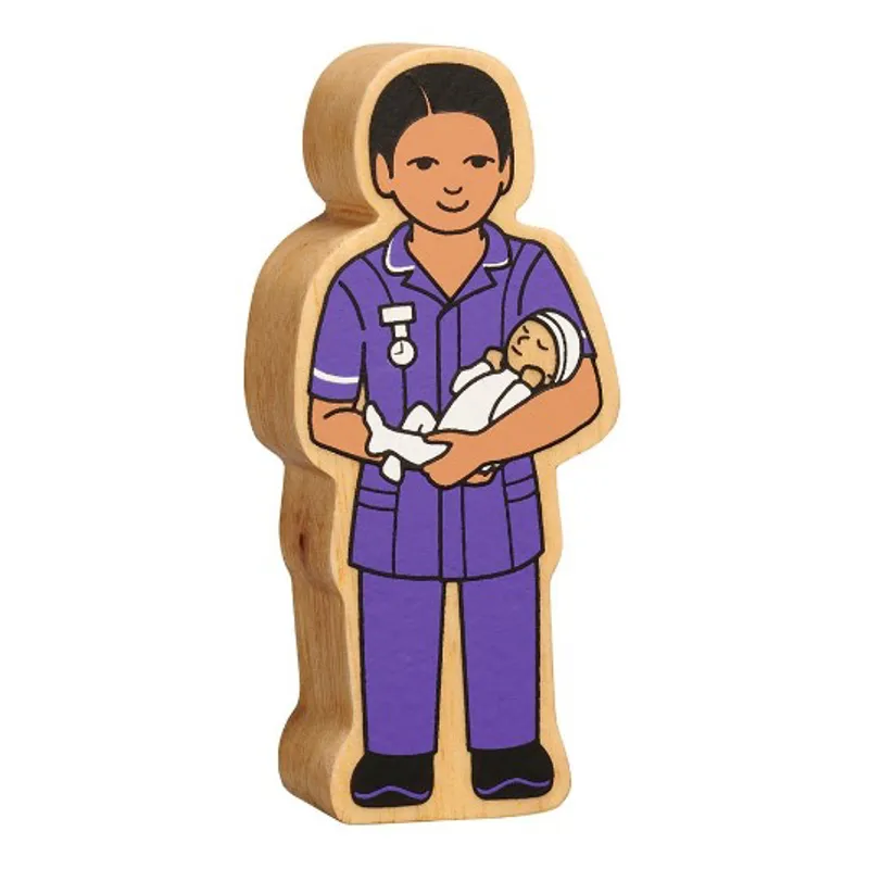 Lanka Kade Wooden Character - Midwife
