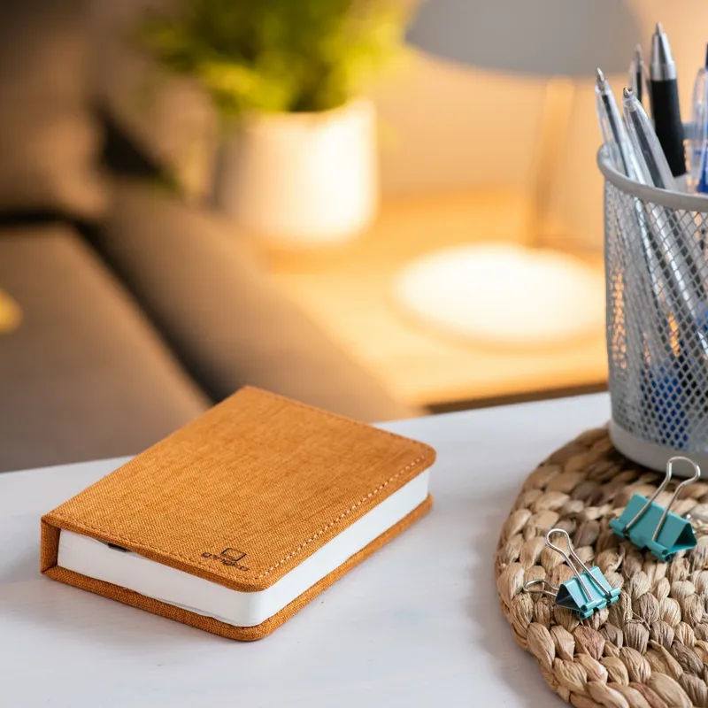 Gingko Mini Smart Book Light in Harmony Orange-4