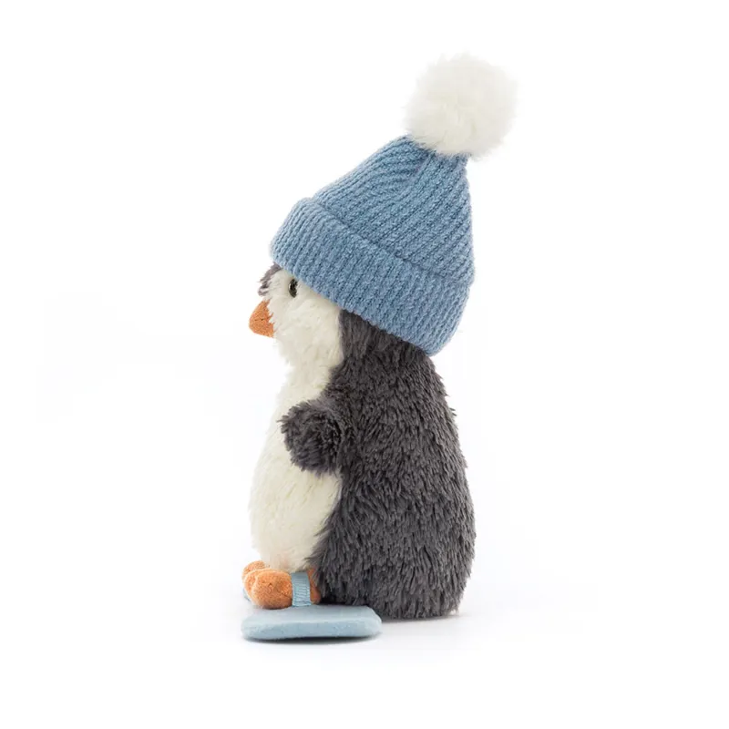 Jellycat Peanut Penguin Snowboarding-1