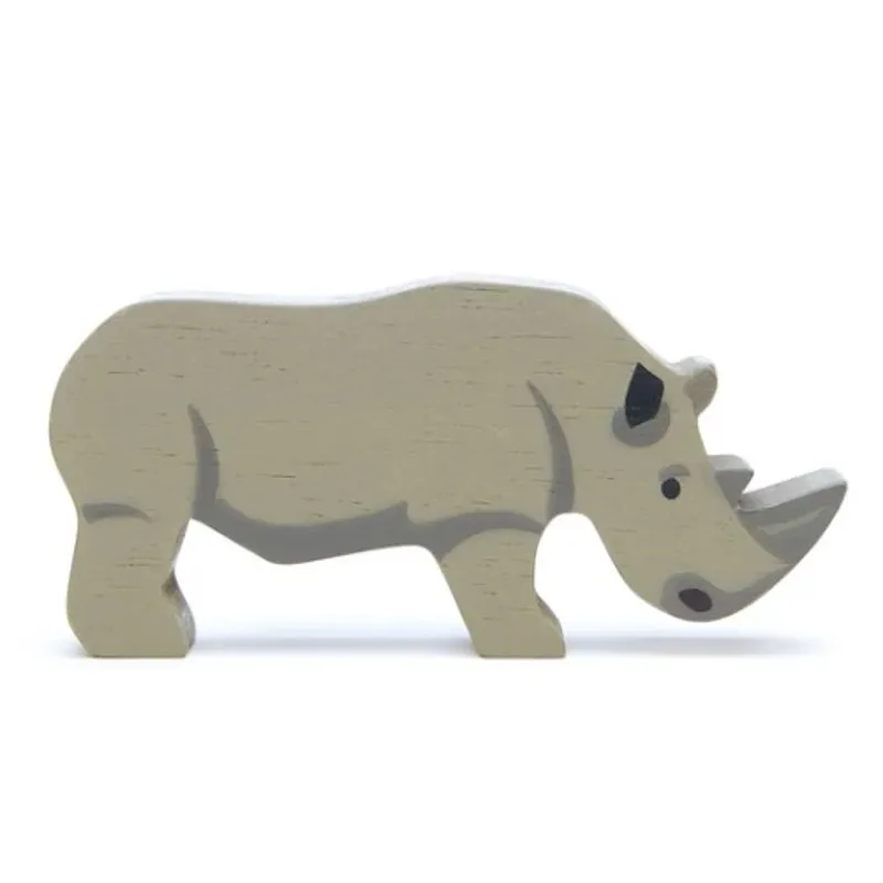 Tenderleaf Wooden Animals Rhino