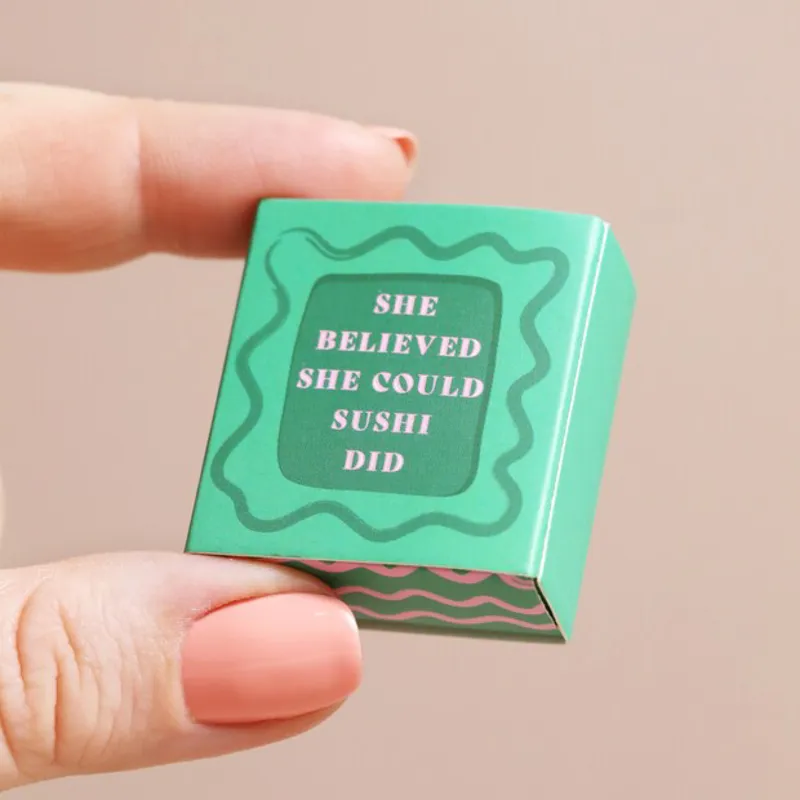 Lisa Angel Tiny Matchbox Ceramic Token - Sushi-2