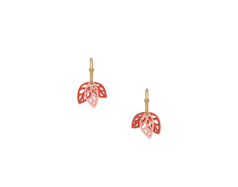 Materia Rica Rustling Red Mini Hoops